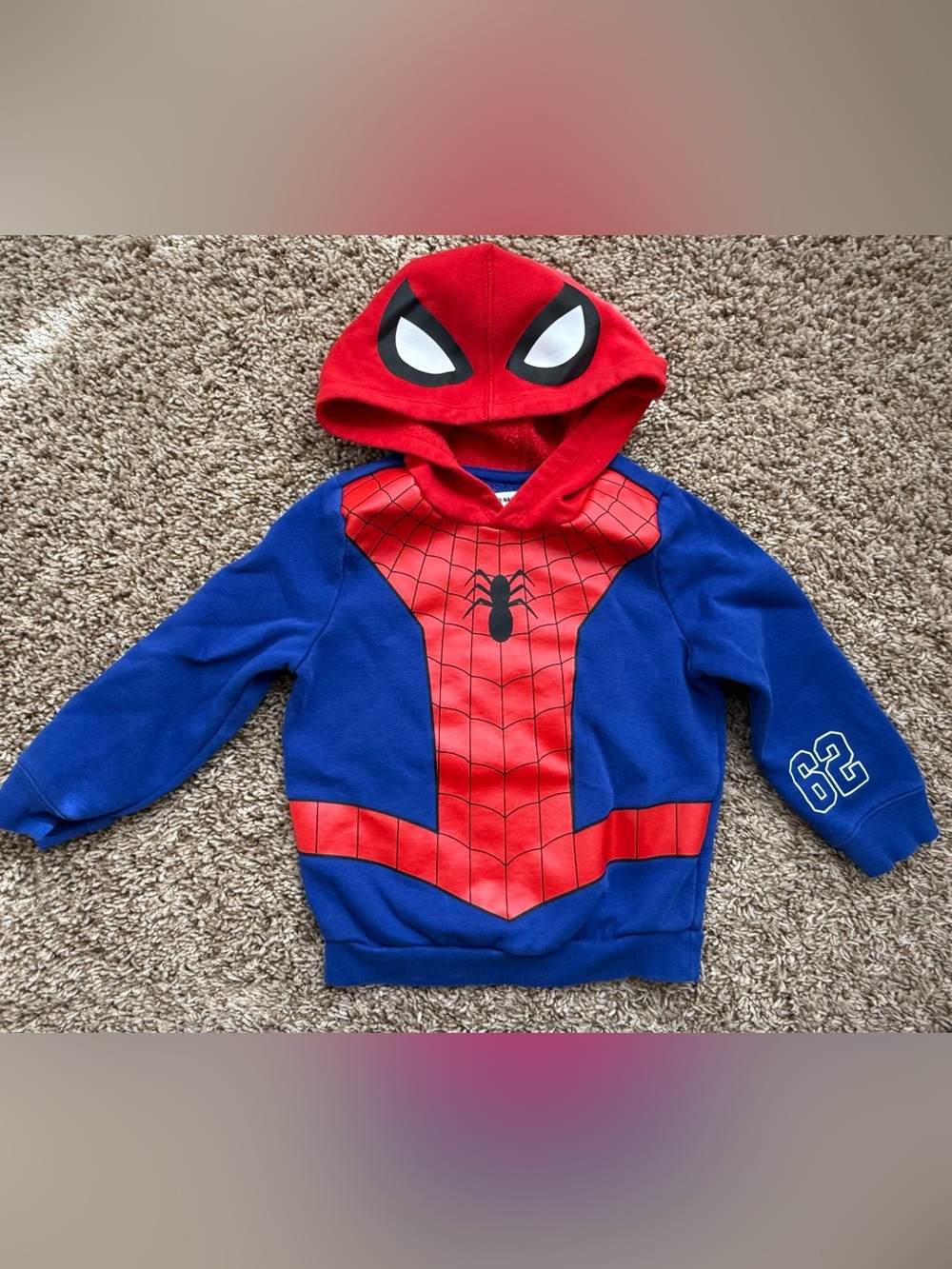Old Navy Marvel Spider-Man Costume Hoodie 3T